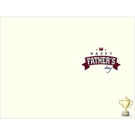 Best Dad Holding Trophy Me To You Bear Father Day Card Extra Image 1